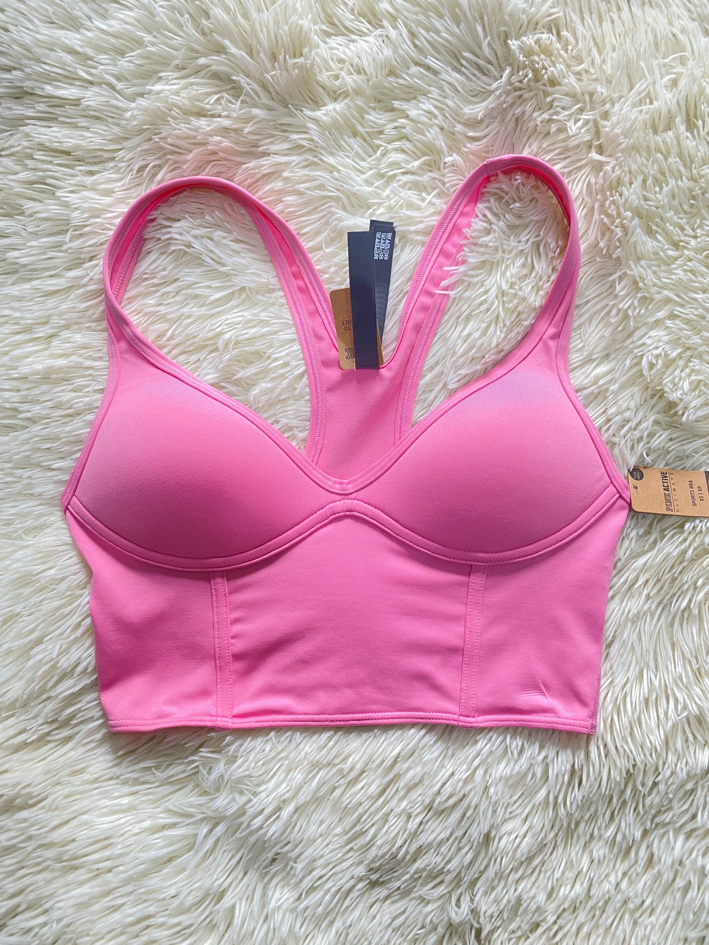 Top Bra Pink Victoria’s Secret original, rosado Barbie.