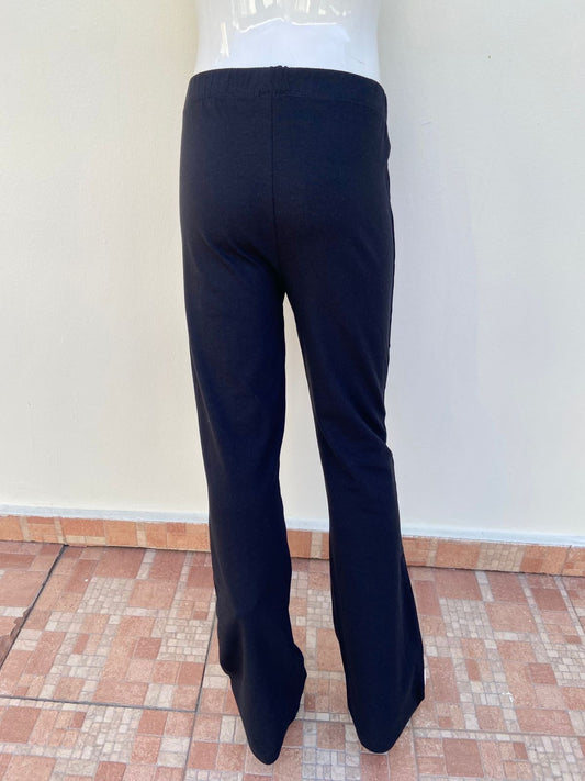 Legging SWEET BUTTERFLY Original en color negro liso, estilo campana