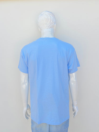 T-shirt azul claro con estampado de la ciudad de MIAMI.