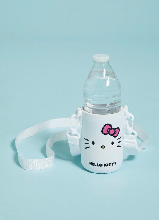 Carterita/Portavaso Hello Kitty Forever 21 Original blanco con estampado de HELLO KITTY y lazo