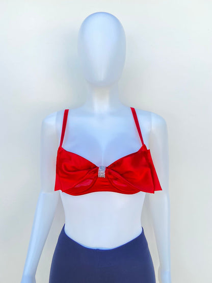 Top/ Brasier Victoria’s Secret original rojo con mazo en el centro