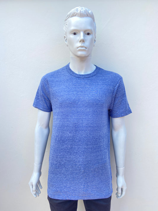 T-shirt ALTERNATIVE original azul degradado estilo jean, liso.