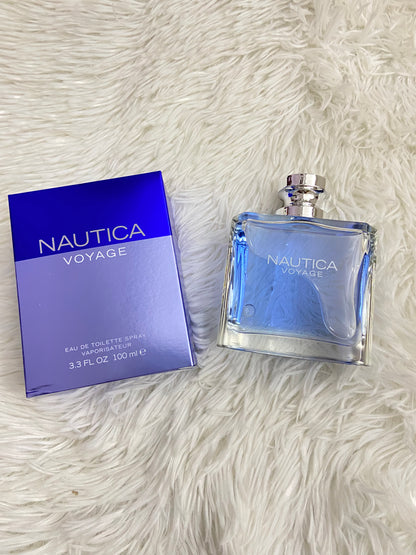Perfume Nautica original Voyage azul.