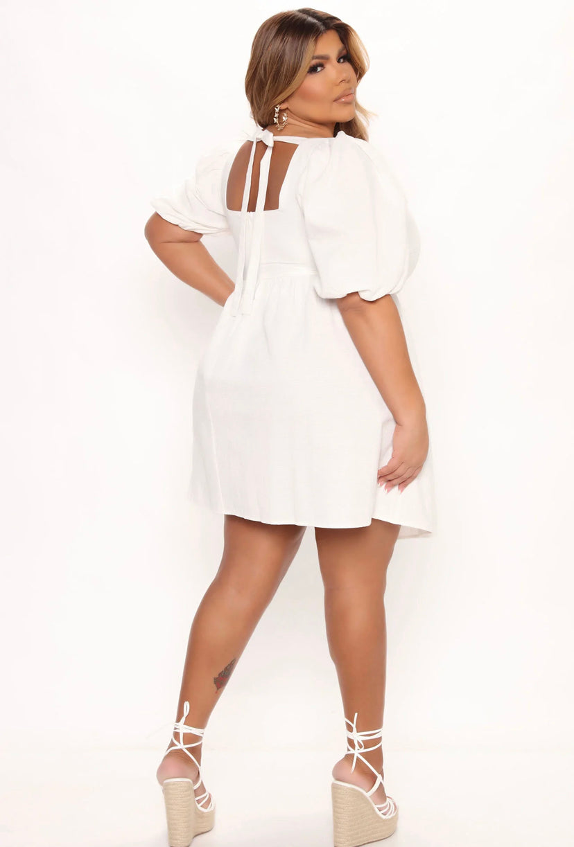 Fashion nova hot sale vestidos blancos