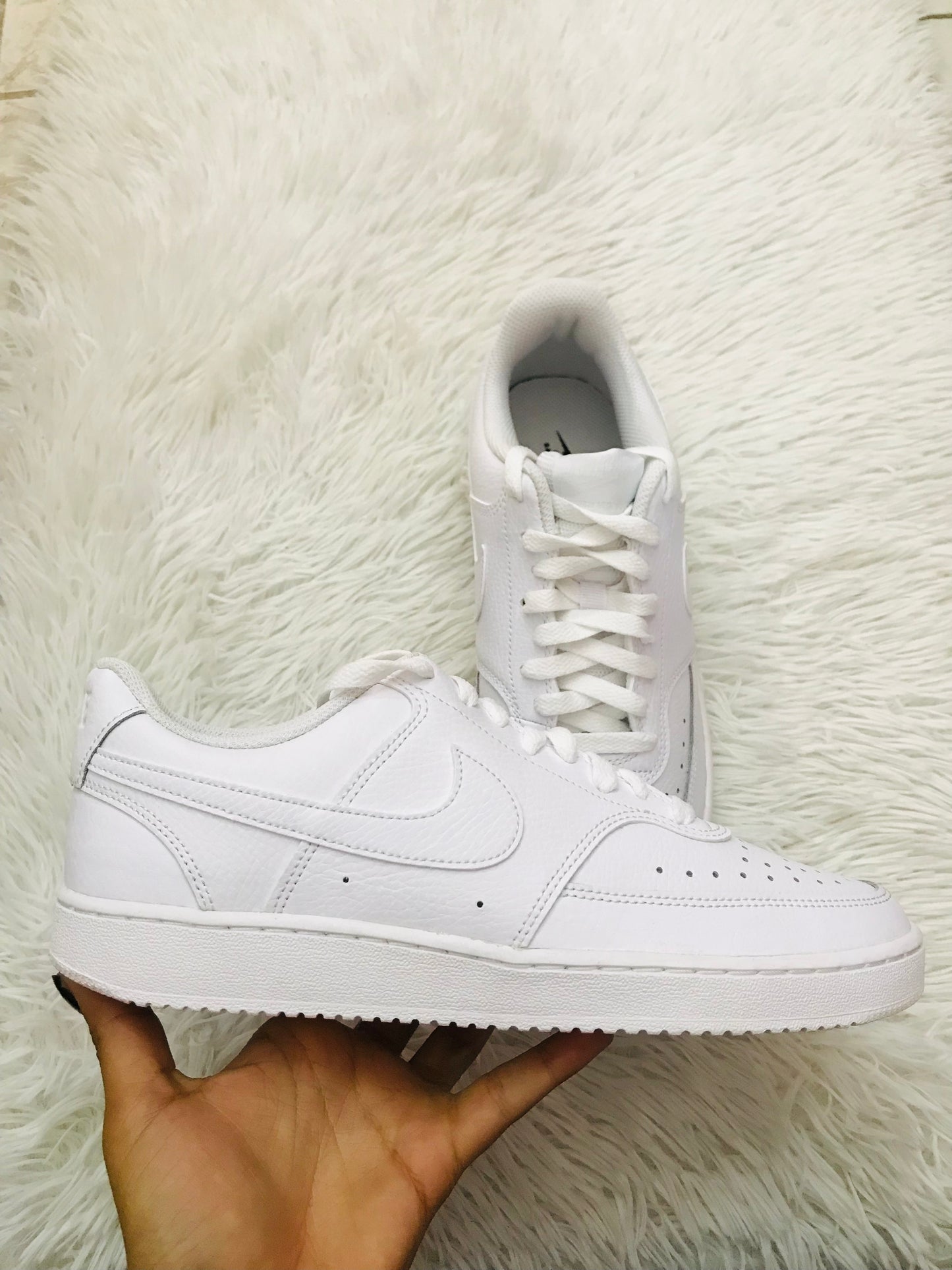 Tenis NIKE original blancos lisos. Qlindo Store